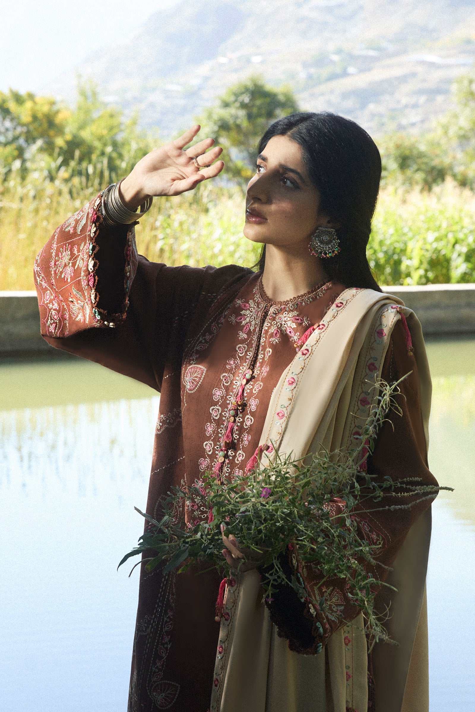 Zaha Unstitched 3 Piece Winter Collection'2024-ZW-14-Sahiba