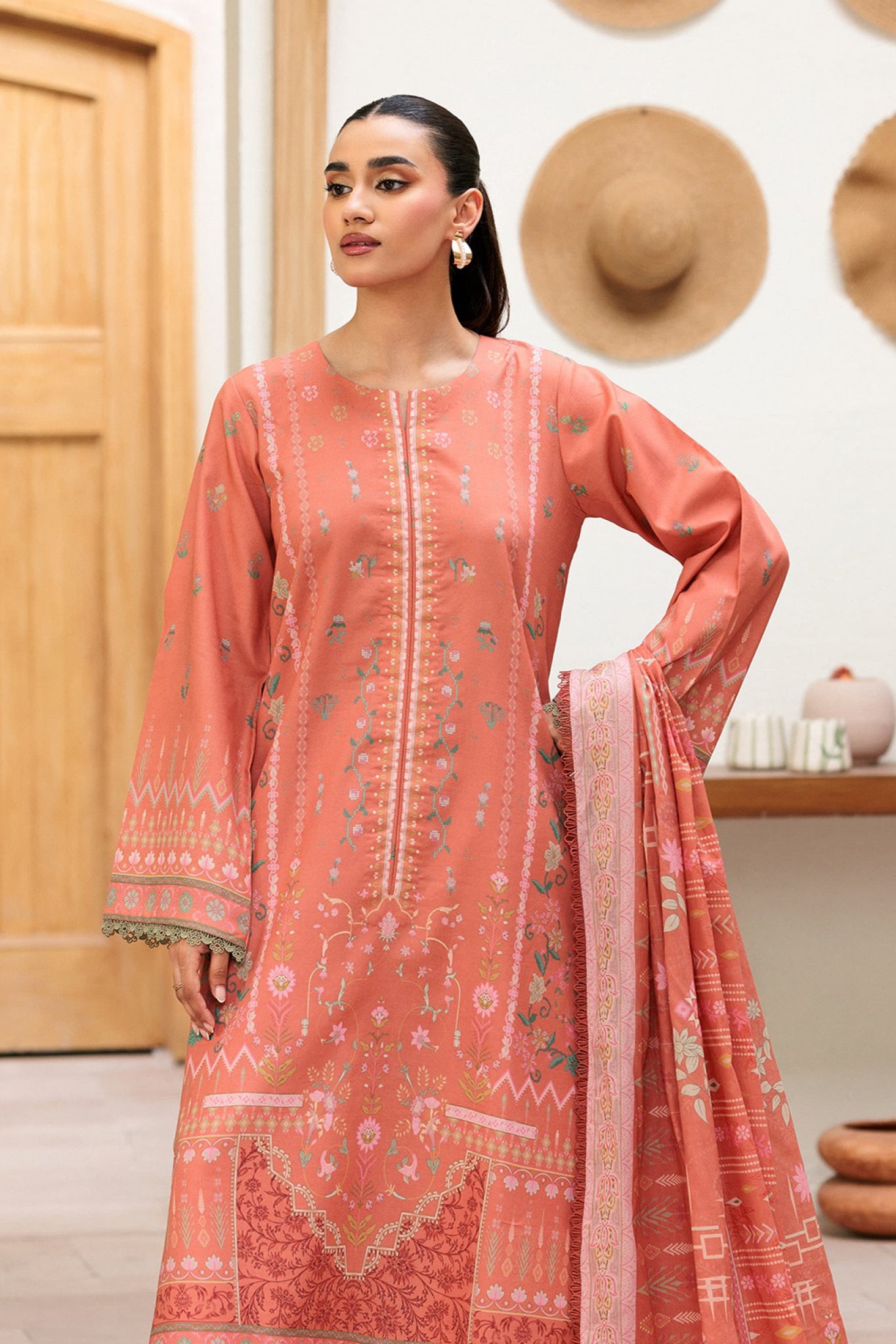 Zync By Florent Unstitched 3 Piece Daily Wear Collection'2025-ZYNC-FL-03-B
