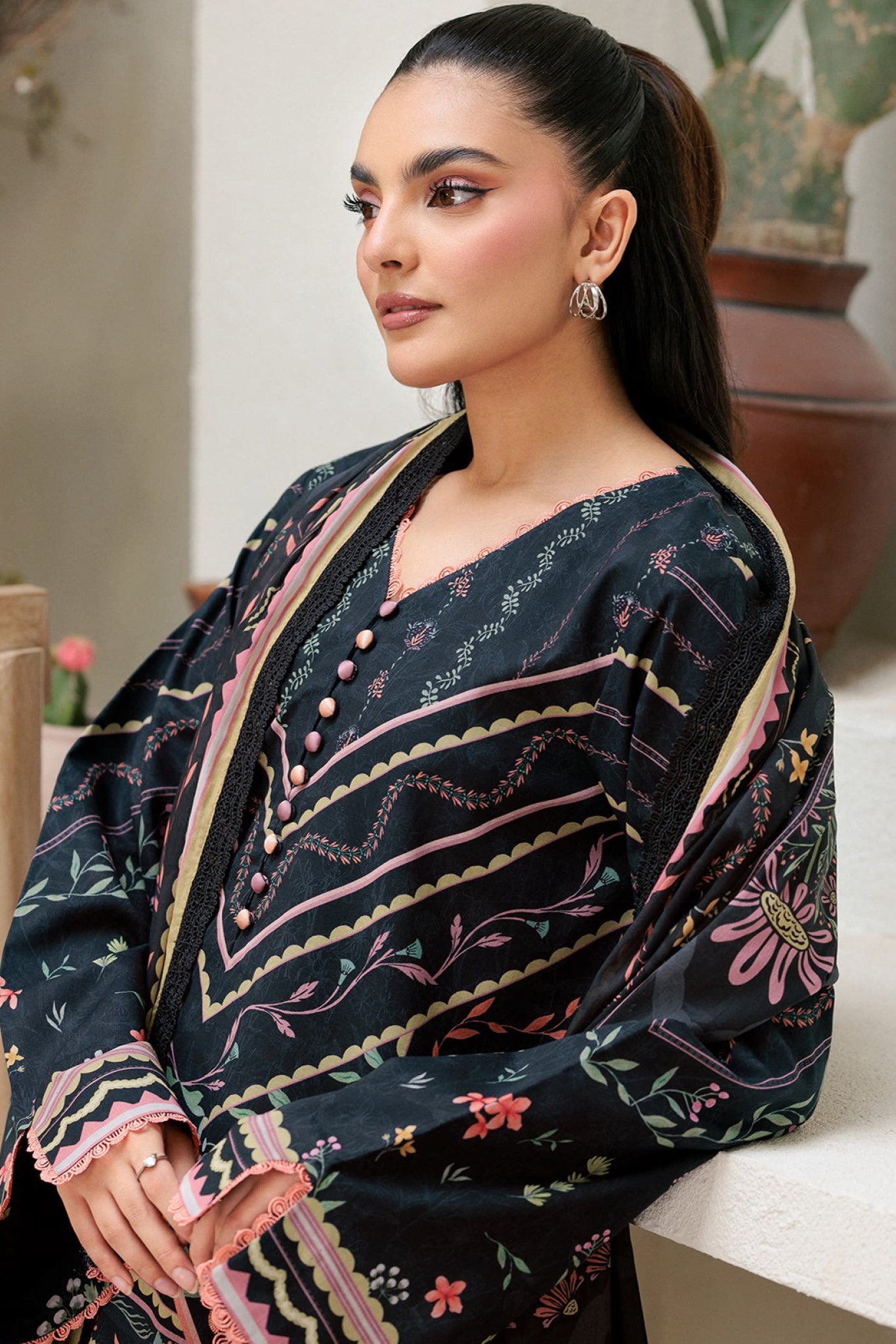 Zync By Florent Unstitched 3 Piece Daily Wear Collection'2025-ZYNC-FL-07-B