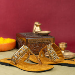 On Your Feets Zarish Gold