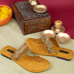 On Your Feets Zarish Gold