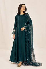 Madiha Gohar Stitched 3 Piece Suit-Zarqaan-Kalidar