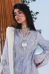 Sahil By Qalamkar Unstitched 3 Piece Luxury Lawn Suit-SA-08-Zayna