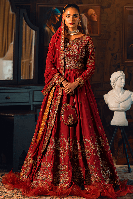 Qarmazi By Zaaviay Stitched Zeba