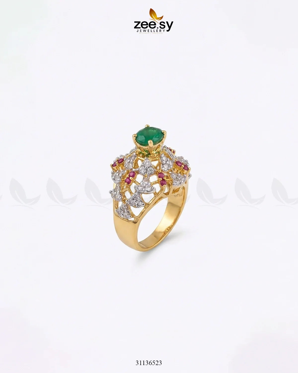 Zelora Stone Cluster Ring