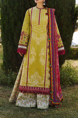 SS Lawn By Hussain Rehar Unstitched 3 Piece Emb Lawn Collection'2024-Zest