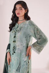 Mahroosh By Guzel Stitched 3 Piece Formals Chiffon Suit-01-Zuria