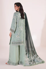 Mahroosh By Guzel Stitched 3 Piece Formals Chiffon Suit-01-Zuria