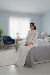 Urban Cut Stitched Cotton Long Maxi Skirt-C0225