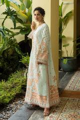 Seraph Hemline By Mushq Unstitched 3 Piece Jacquard Lawn Collection-HML-08-Amalthea