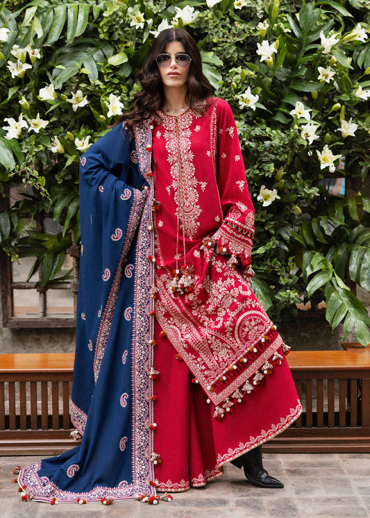 Hussain Rehar Unstitched 3 Piece Karandi A/W Collection'2024-Aman