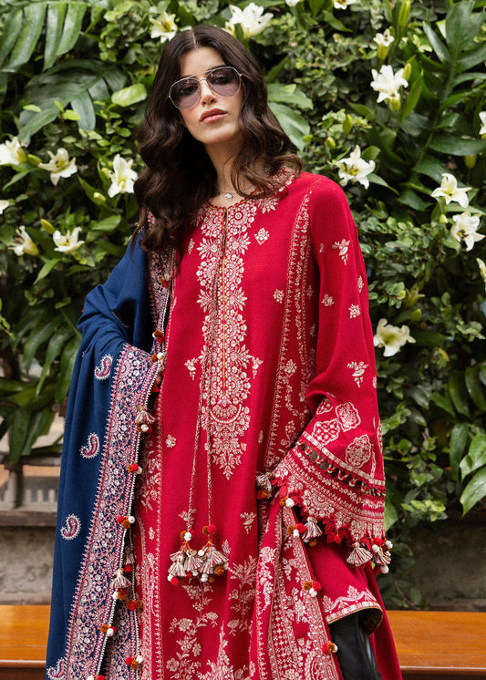 Hussain Rehar Unstitched 3 Piece Karandi A/W Collection'2024-Aman