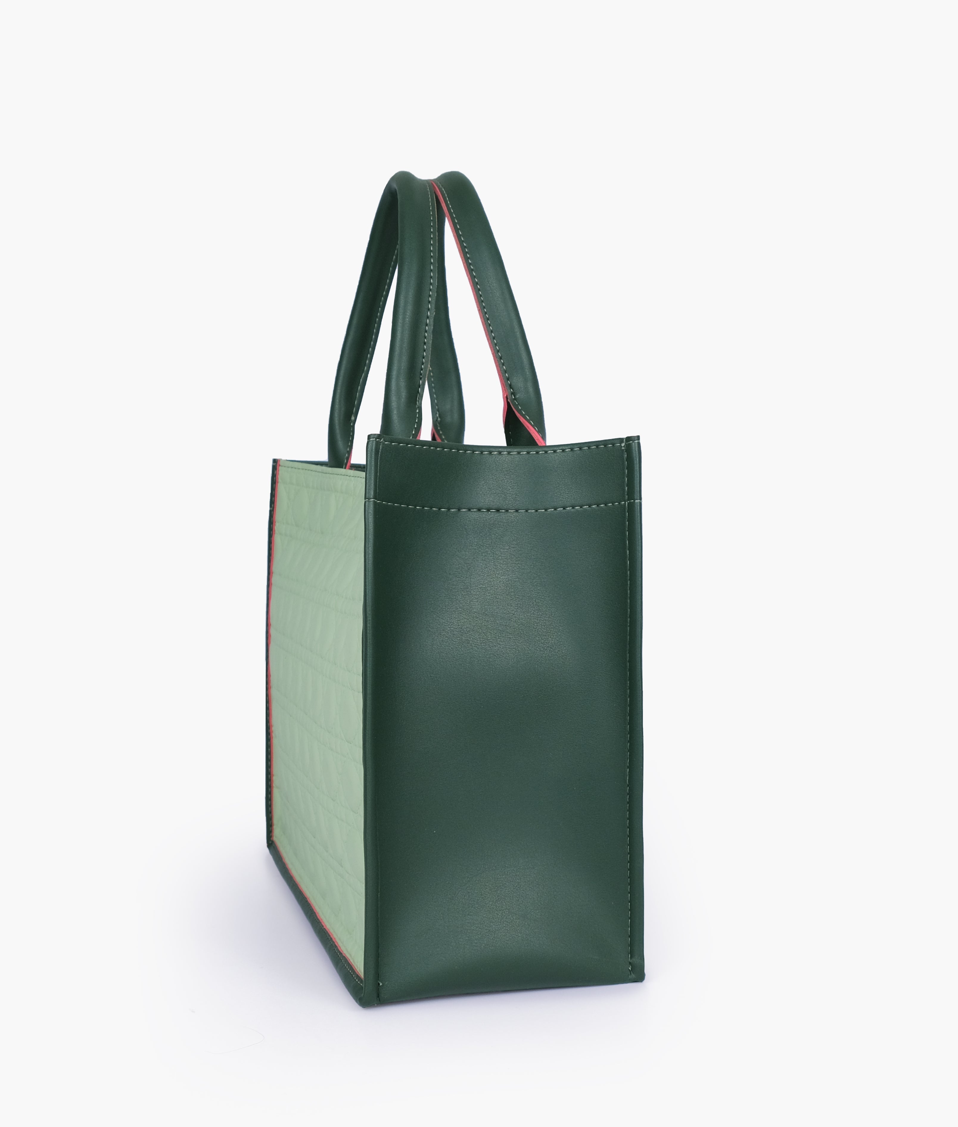 RTW Creation - Army green box tote bag