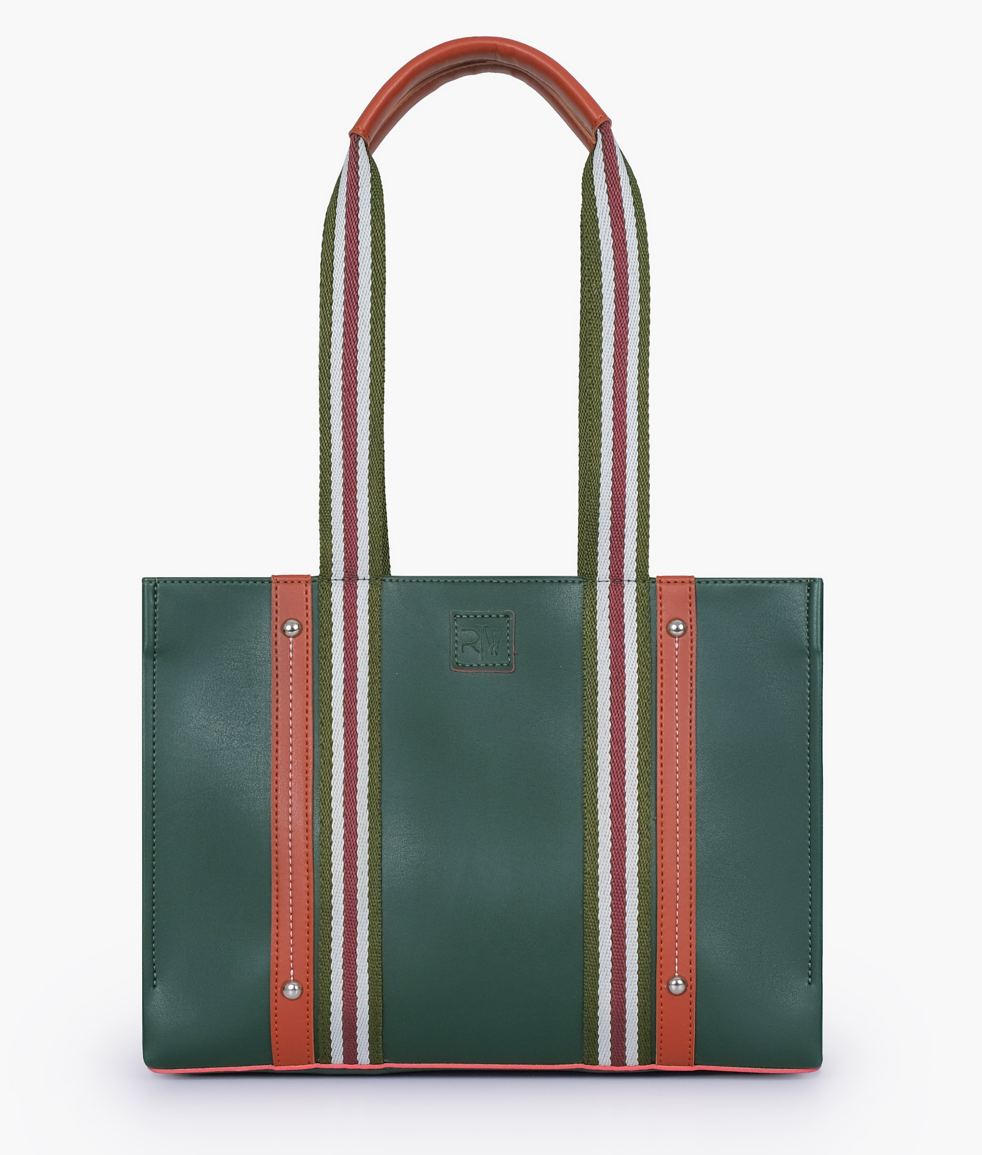 RTW Creation - Army green long strap tote bag