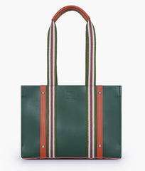 RTW Creation - Army green long strap tote bag