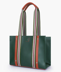 RTW Creation - Army green long strap tote bag