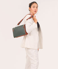 RTW Creation - Army green loop strap shoulder bag