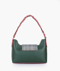 RTW Creation - Army green purse with braided strap