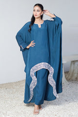 Premier Essence By Neesh Stitched Co Ords Summer Suit-Crest - 2 Piece