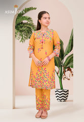 Asim Jofa Kids Pret Ajglp-01 Printed Arabic Lawn 2 Pcs