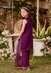 Asim Jofa Kids Pret Ajlk-08 Embroidered Poly Chiffon 3 Pcs