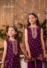 Asim Jofa Kids Pret Ajlk-08 Embroidered Poly Chiffon 3 Pcs