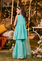 Asim Jofa Kids Pret Ajlk-10 Embroidered Poly Chiffon 3 Pcs