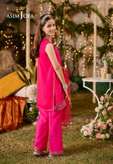 Asim Jofa Kids Pret Ajlk-04 Embroidered Poly Chiffon 3 Pcs