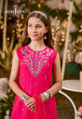 Asim Jofa Kids Pret Ajlk-04 Embroidered Poly Chiffon 3 Pcs