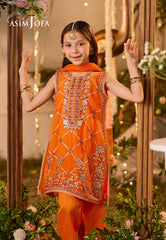 Asim Jofa Kids Pret Ajlk-06 Embroidered Poly Chiffon 3 Pcs