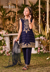 Asim Jofa Kids Pret Ajlk-03 Embroidered Poly Chiffon 3 Pcs