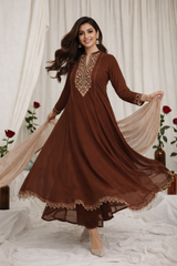Madiha Gohar Stitched 3 Piece Suit-AYRA Pishwas