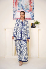 Gulbahar By Arha Eman Stitched Summer Collection'2025-Azure – Blue Co ord