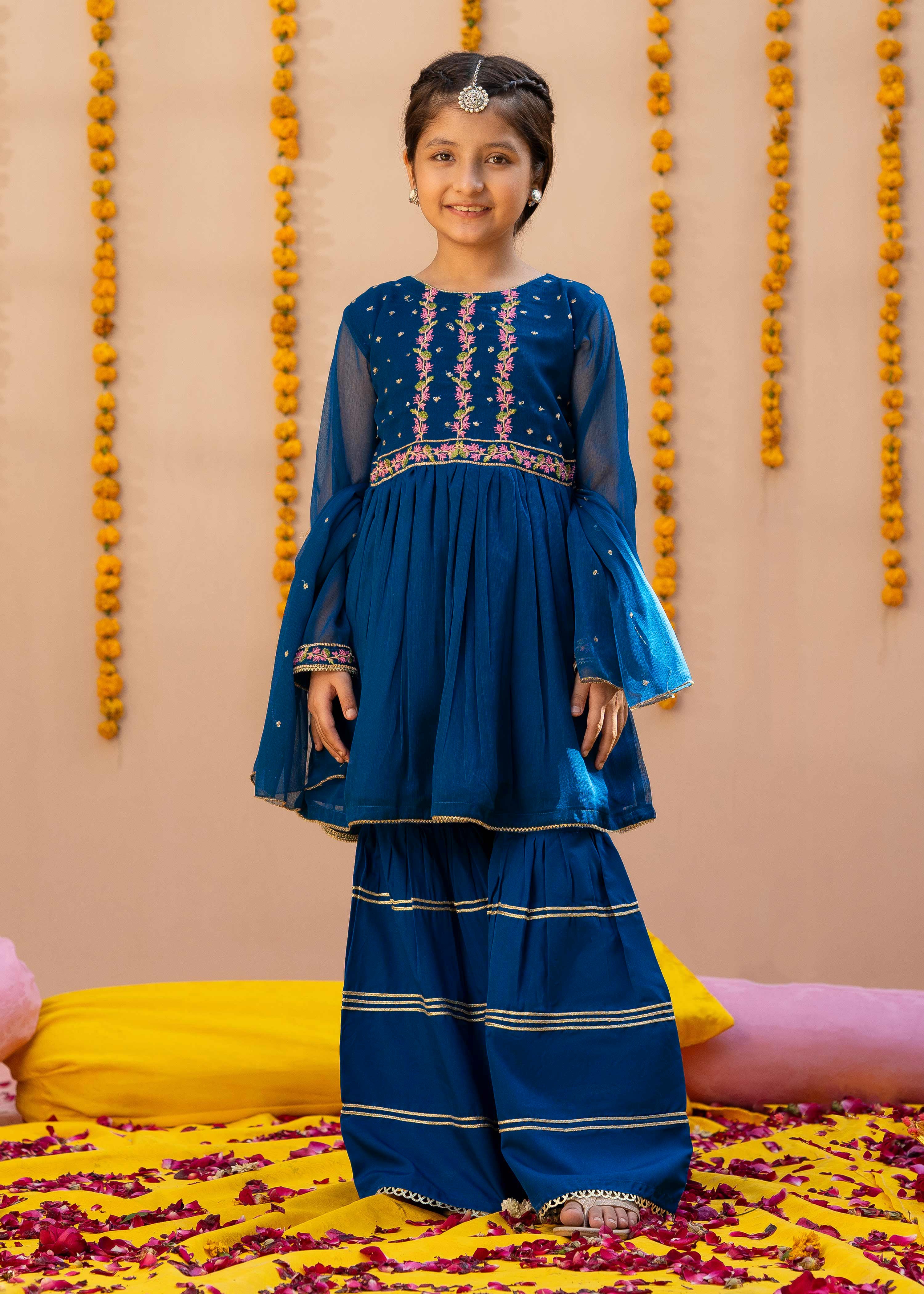 Modest Stitched 3 Piece Kids Formals Collection'2024-Aroha