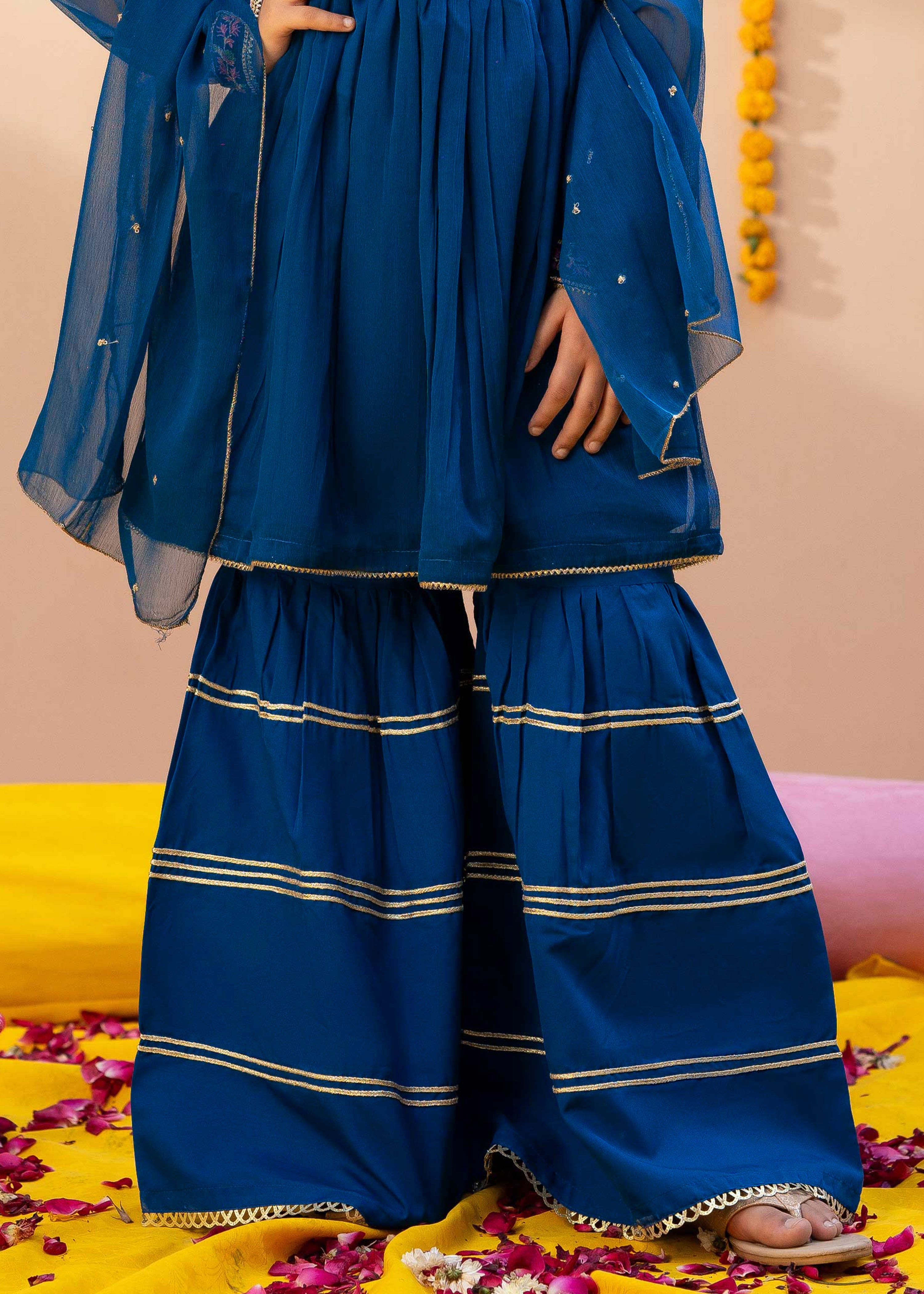 Modest Stitched 3 Piece Kids Formals Collection'2024-Aroha