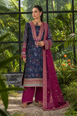 Aayra Stitched 3 Piece Luxury Formals Suit-FF007FP1-TRQ