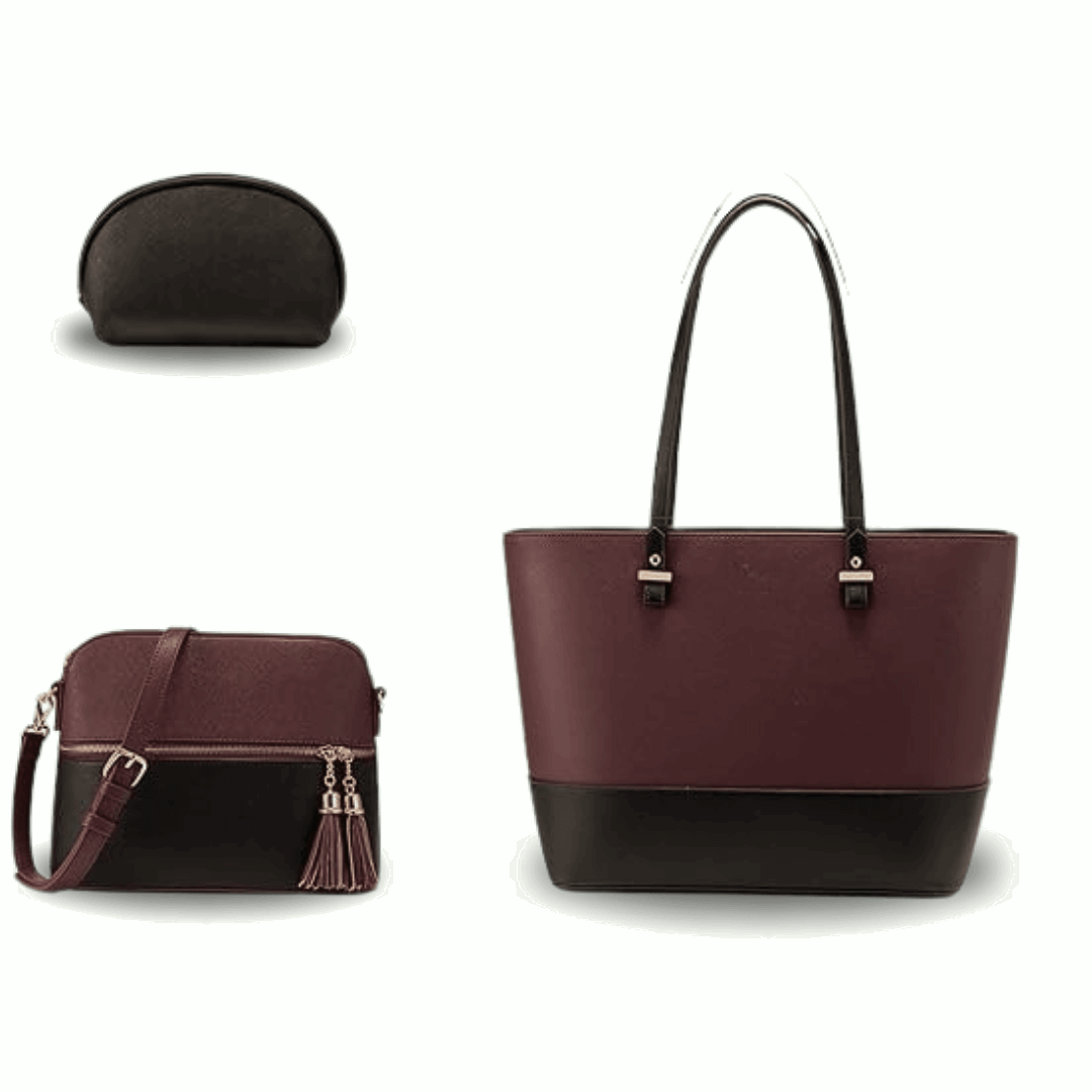 GRACE BROWN / BLACK - LEFTOVER - Bag X