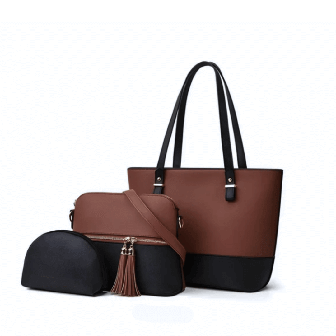 GRACE BROWN / BLACK - LEFTOVER - Bag X