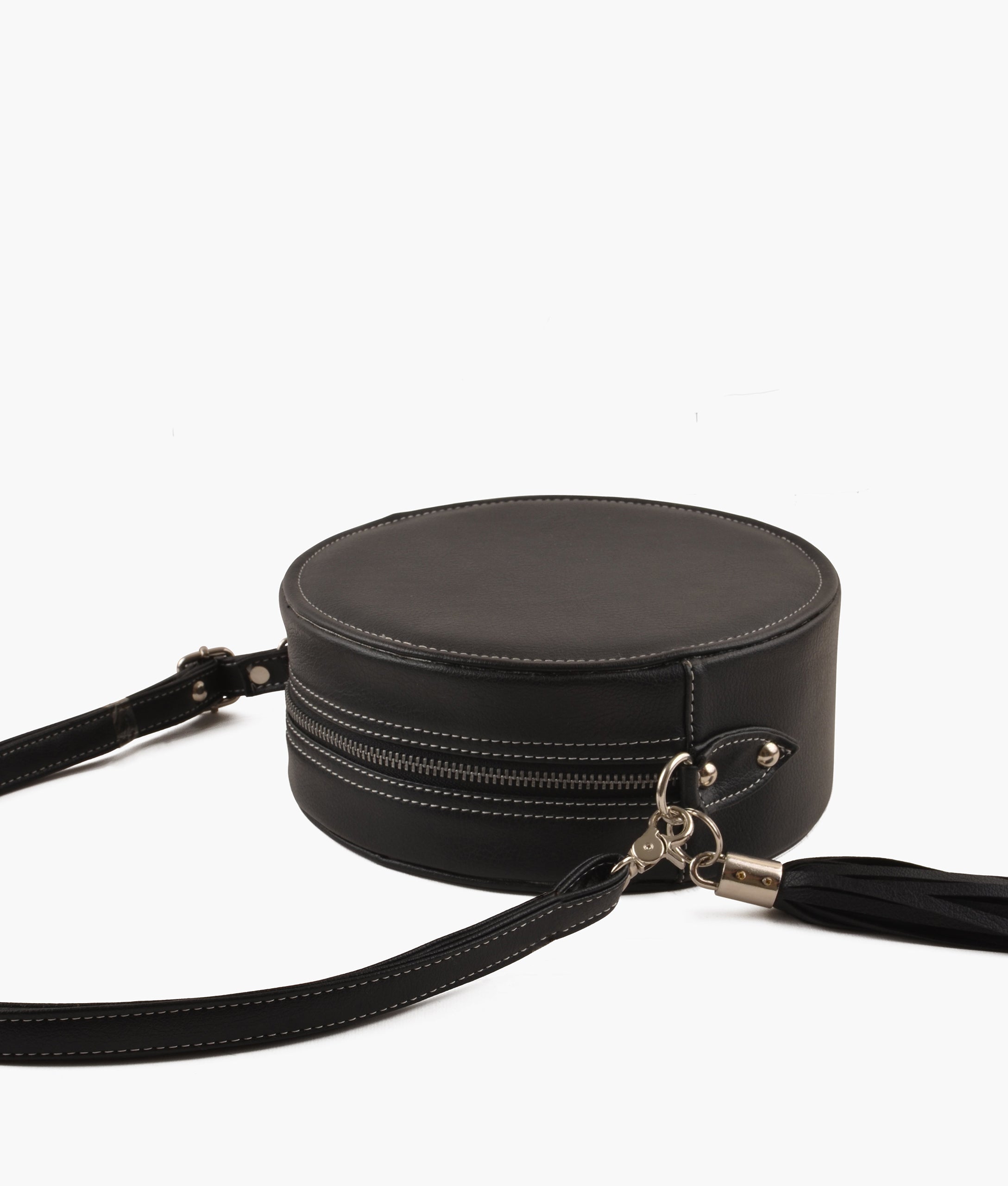 RTW Creation - Black circle cross-body bag