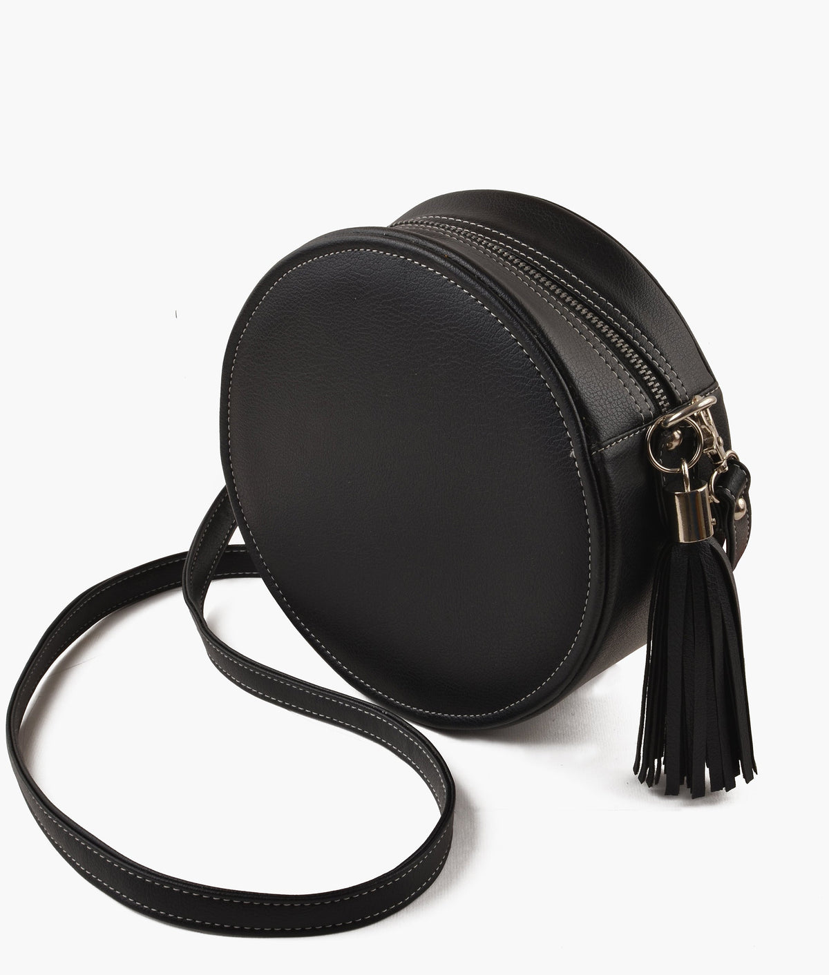 RTW Creation - Black circle cross-body bag