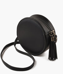 RTW Creation - Black circle cross-body bag