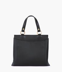 RTW Creation - Black front lock top-handle mini bag