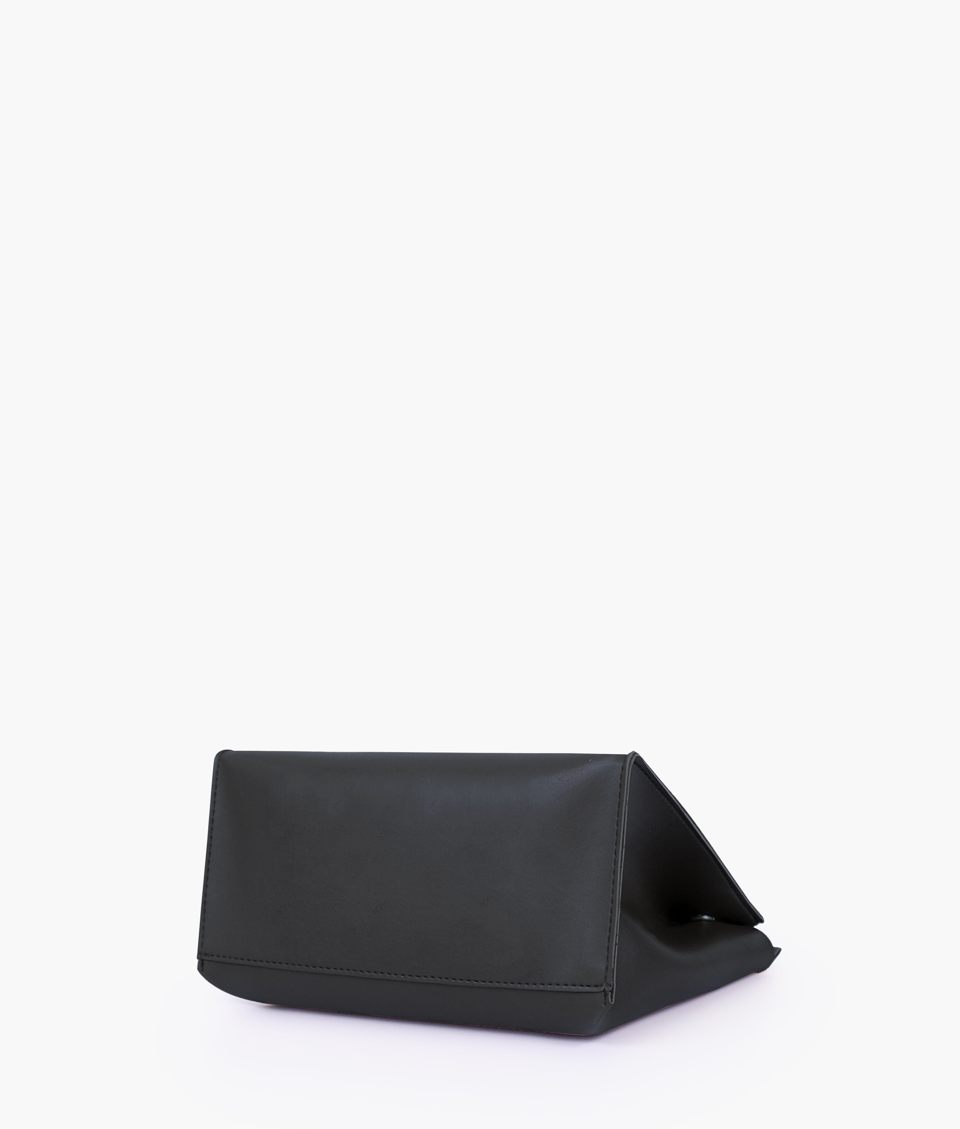 RTW Creation - Black front lock top-handle mini bag