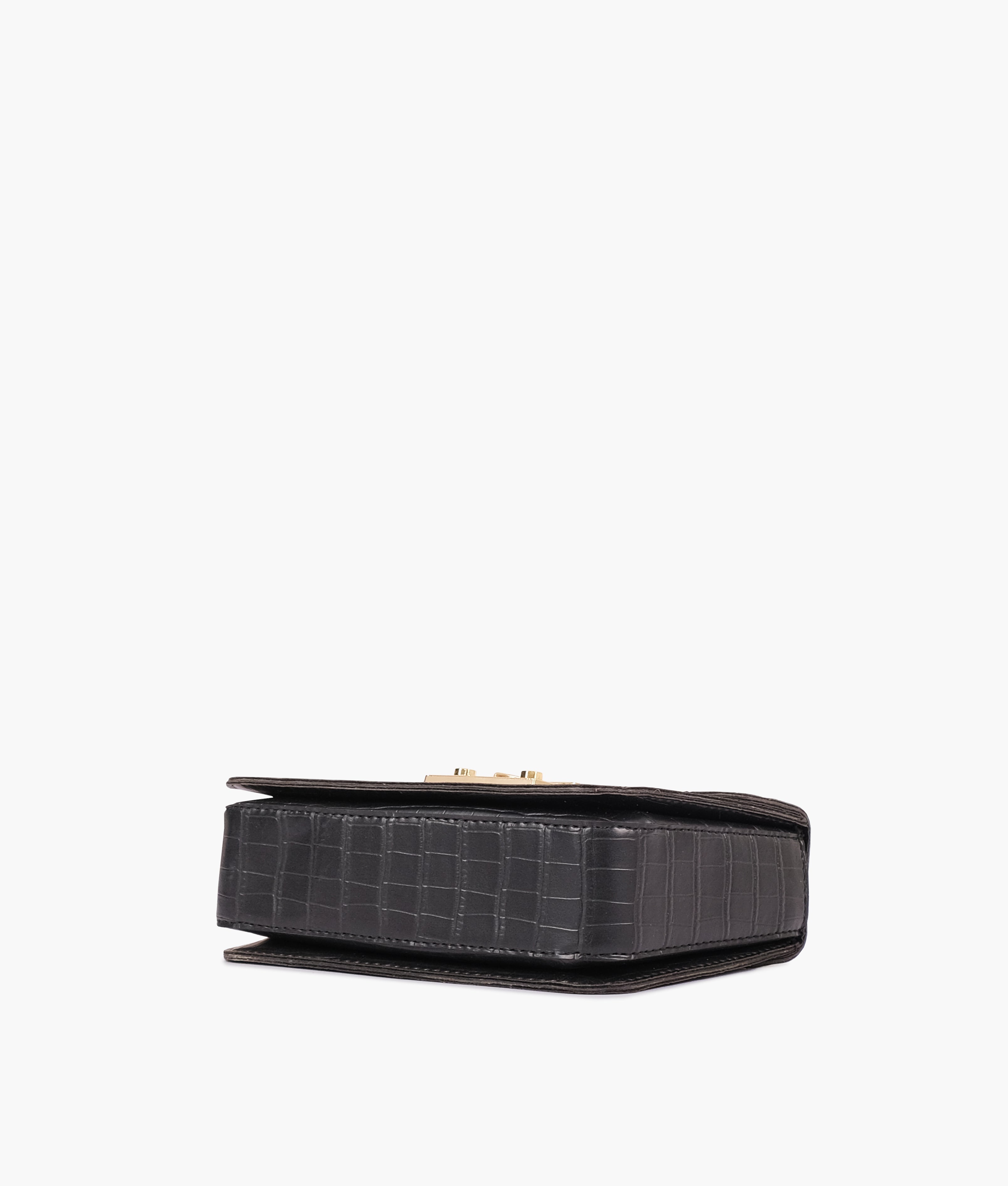 RTW Creation - Black mini chain-handle cross-body bag