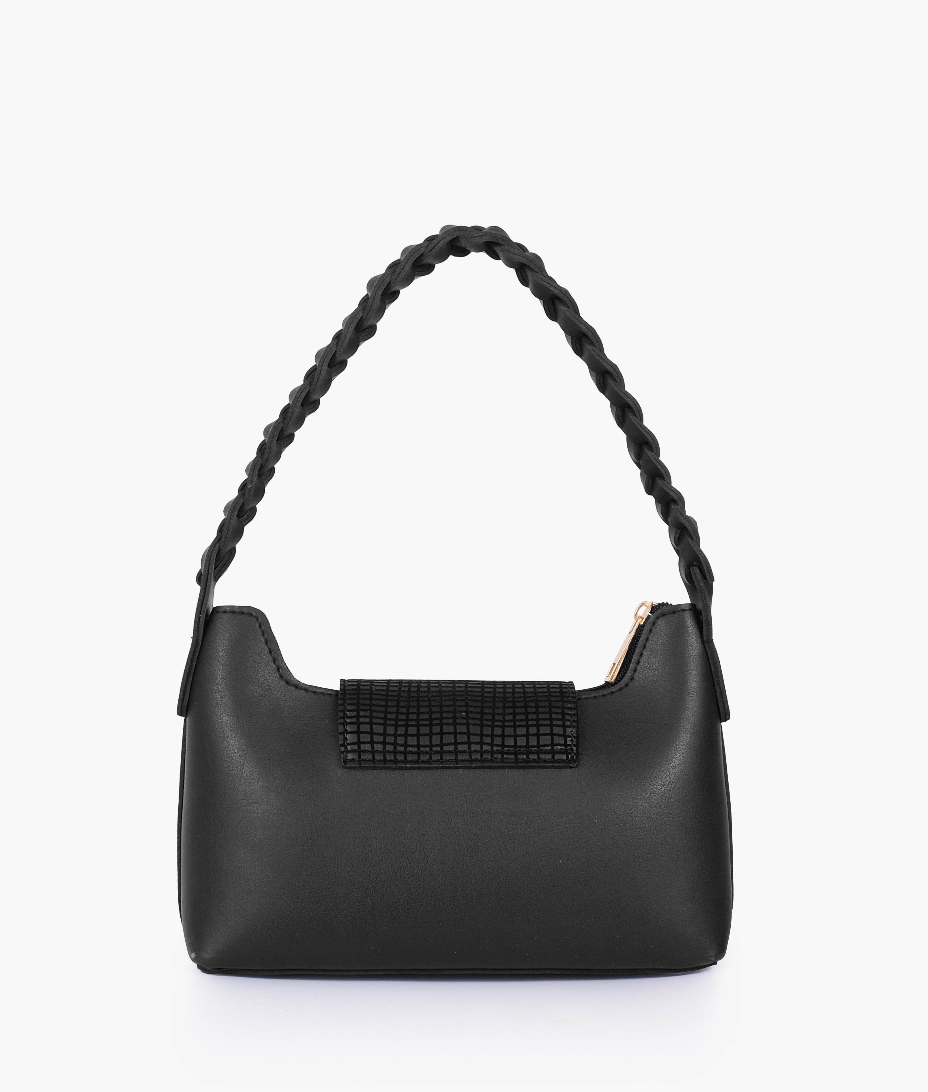 RTW Creation - Black purse with braided strap