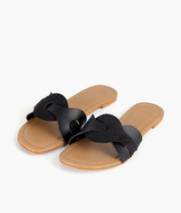 RTW Creation - Black suede flats