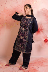 Shop black dress embroidery designs in Pakistan. Discover elegant black hand embroidered dresses with premium detailing