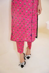 Gulbahar By Arha Eman Stitched Summer Collection'2025-Blossom – Pink Sleeveless Co ord