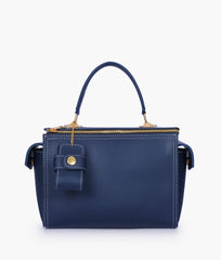 RTW Creation - Blue bowling bag with top-handle