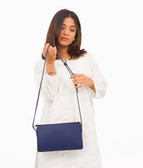 RTW Creation - Blue flat purse
